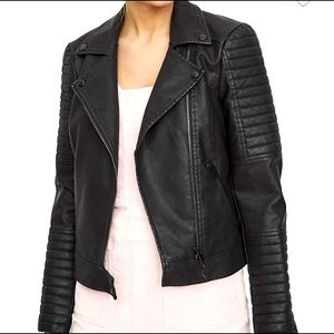 Leather biker jacket - M Boutique
